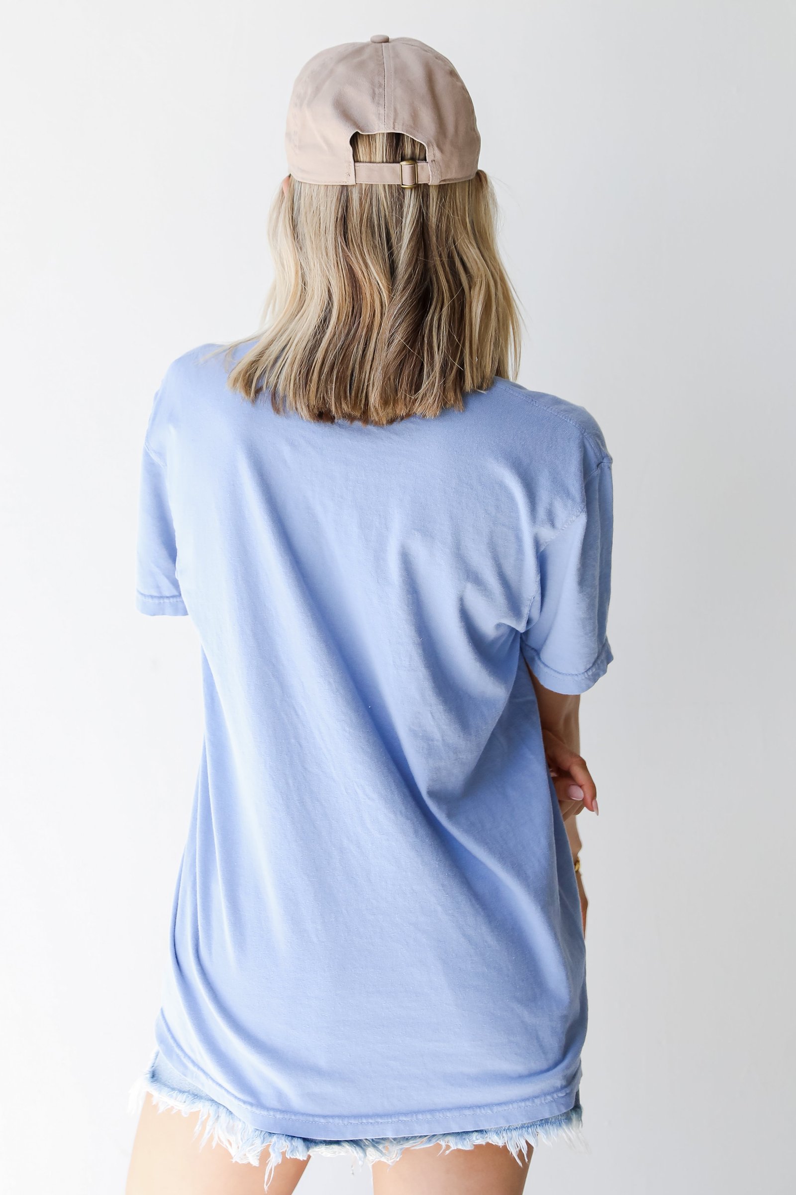 Light Blue Charleston South Carolina Script Tee