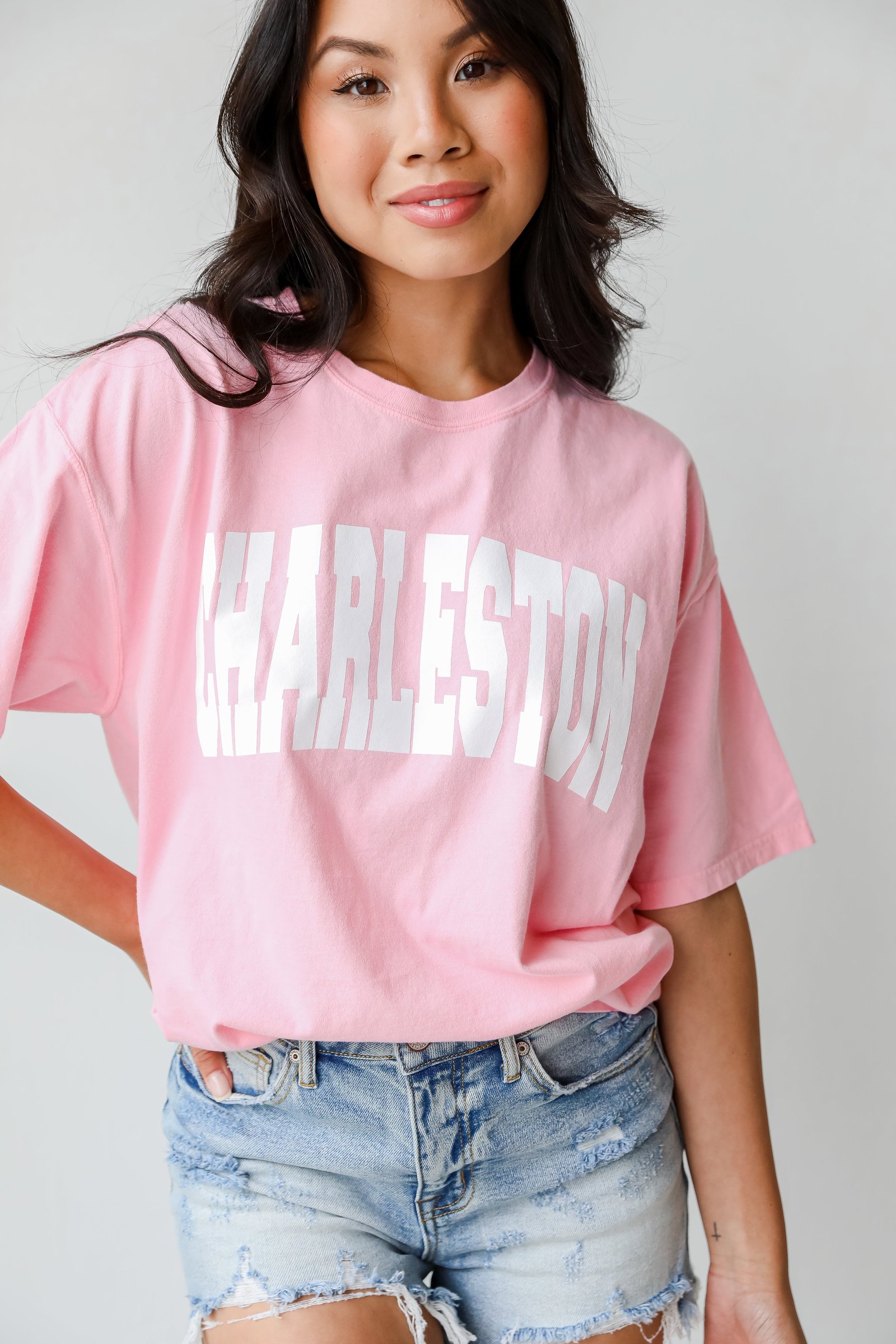 Pink Charleston Tee