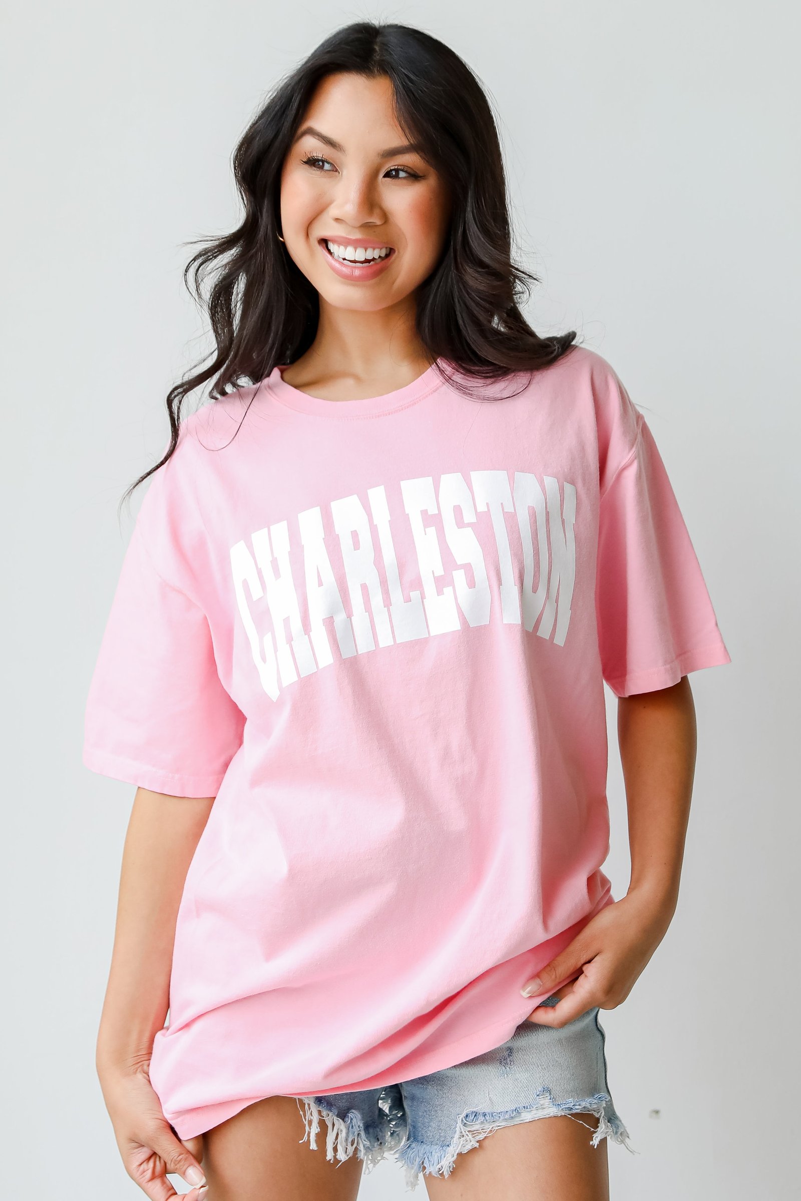 Pink Charleston Tee