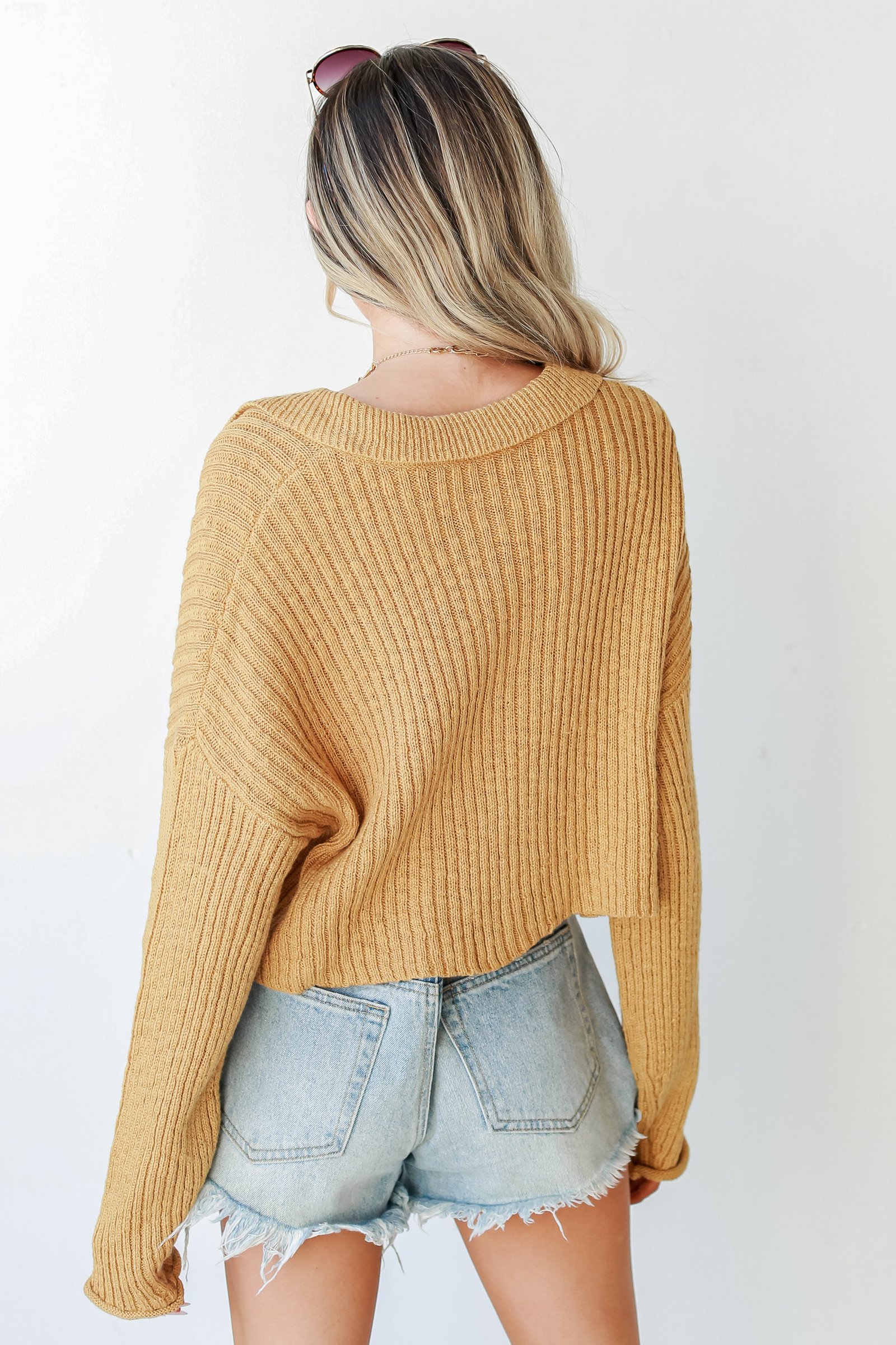 Change Of Weather Cropped Sweater