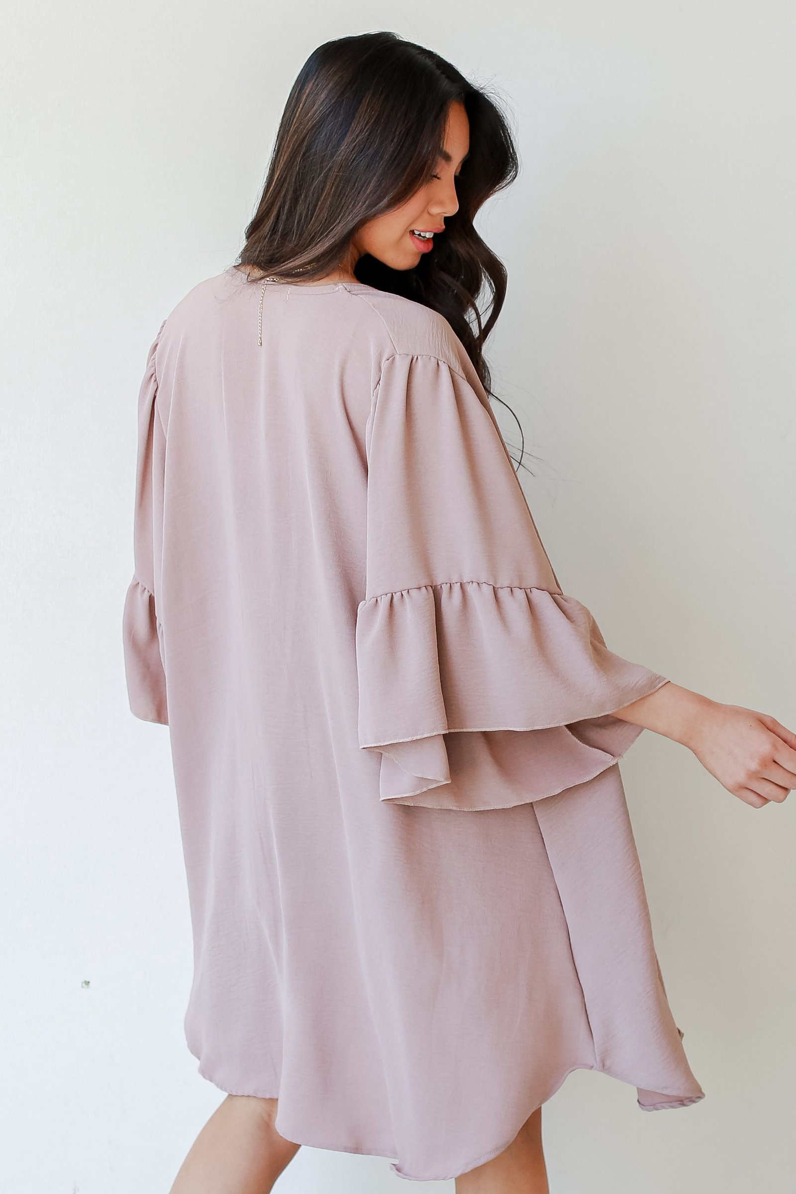 Keep Your Promises Ruffle Kimono